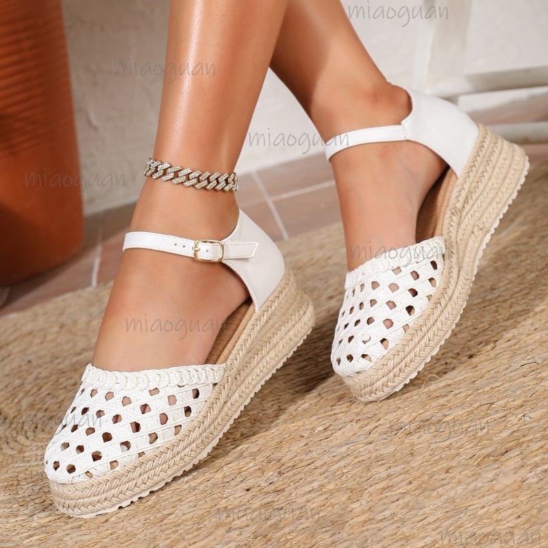 Boho Women's Hollow Out Woven  - Wedge Espadrille Women review and price