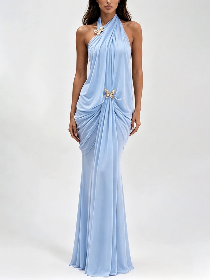 Women's Elegant Off Shoulder H - Maxi Dress Halter review and price
