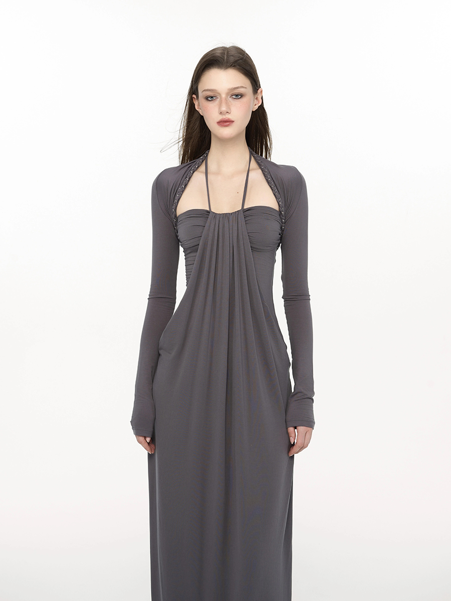 REDDACHiC Elegant Braided Shru - Maxi Dress Halter review and price