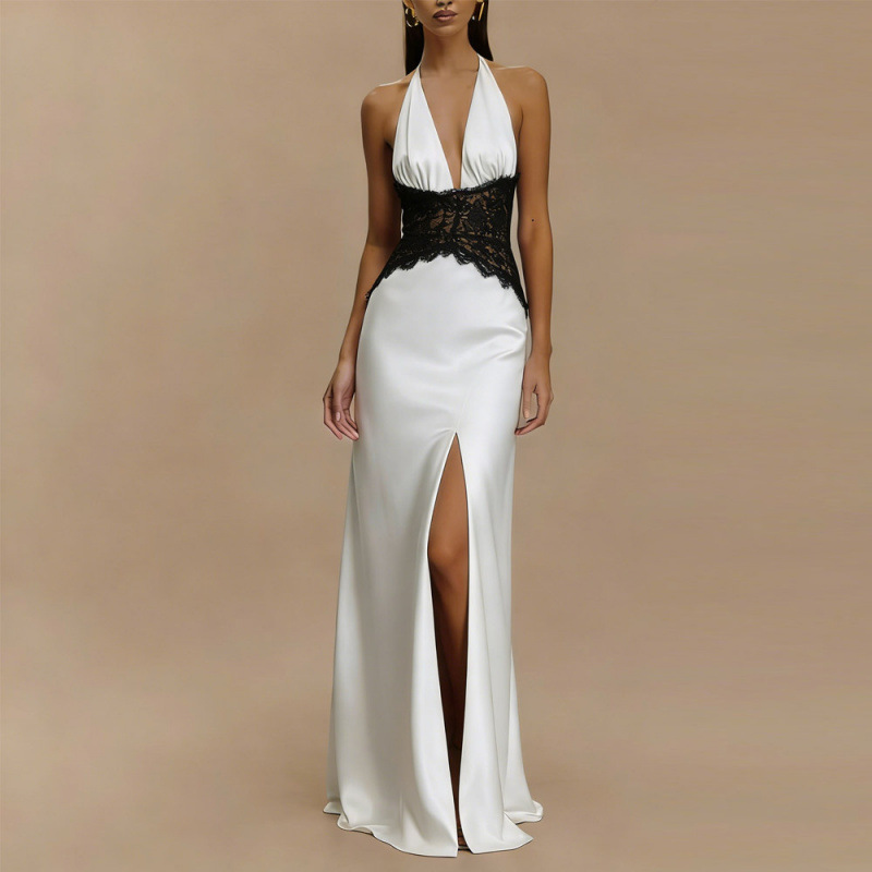Sexy Backless Halter Maxi Dres - Maxi Dress Halter review and price