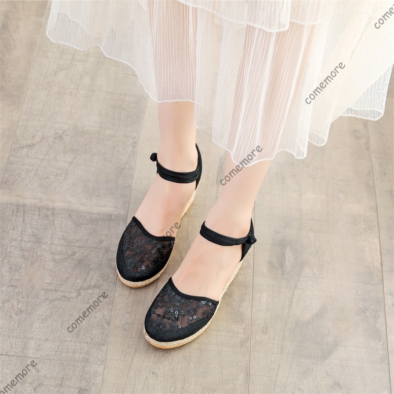 Women's Lace Mesh Espadrille W - Wedge Espadrille Women review and price